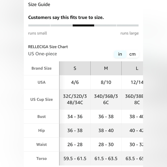 NEW Relleciga Black Strapless Swimsuit Womens Size M - Picture 3 of 9